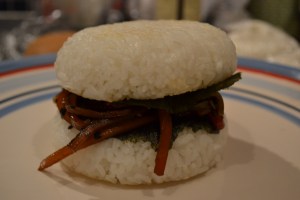 Finish with more nori and another bun